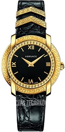 Versace Czarny/Skóra Ø38 mm VAM030016