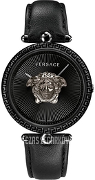 Versace Palazzo Empire Czarny/Skóra Ø39 mm VCO050017
