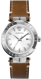 Versace Aion Biały/Skóra Ø44 mm VE2G00121