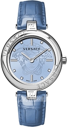 Versace Lady Niebieski/Skóra Ø38 mm VE2J00121