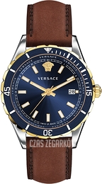 Versace Hellenyium Niebieski/Skóra Ø41 mm VE3A00420