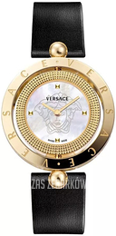 Versace Eon Biały/Skóra Ø33.5 mm VE7901924