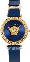 Versace Palazzo Empire Niebieski/Skóra Ø38 mm VEDV00219