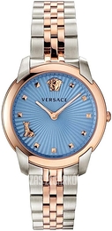Versace Audrey Niebieski/Stal Ø39 mm VELR00619