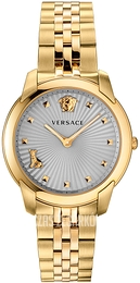 Versace Audrey Srebrny/Stal w odcieniu złota Ø38 mm VELR00719