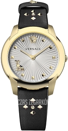 Versace Audrey Srebrny/Skóra Ø38 mm VELR01119