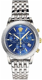 Versace Sport Tech Niebieski/Stal Ø42 mm VELT00219