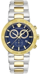 Versace Urban Mystique Niebieski/Stal Ø43 mm VEPY00720