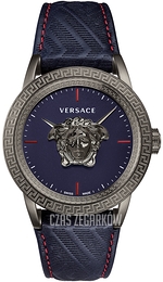 Versace Palazzo 43mm Niebieski/Skóra Ø43 mm VERD00118