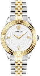 Versace Greca Czarny/Stal Ø39 mm VEVC00519