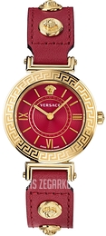 Versace Tribute Czerwony/Skóra Ø35 mm VEVG00620