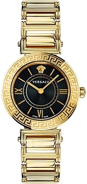 Versace Tribute Czarny/Stal w odcieniu złota Ø35 mm VEVG01020