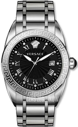 Versace V Sport II Czarny/Stal Ø42 mm VFE050013