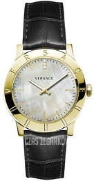 Versace Szary/Skóra Ø33 mm VQA060017