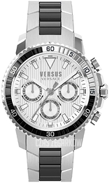 Versus by Versace Aberdeen Srebrny/Stal Ø45 mm S30070017