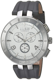 Versus by Versace Logo Biały/Skóra Ø44 mm S76070017