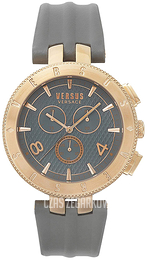 Versus by Versace Logo Szary/Skóra Ø44 mm S76110017