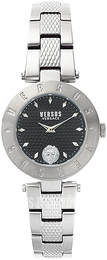 Versus by Versace Logo Czarny/Stal Ø34 mm S77070017