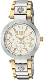Versus by Versace Biały/Stal w odcieniu złota Ø38 mm SCA020016