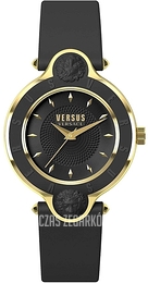 Versus by Versace New Logo Czarny/Skóra Ø33 mm SCF030016