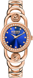 Versus by Versace Niebieski/Stal w kolorze różowego złota Ø32 mm SCG200016