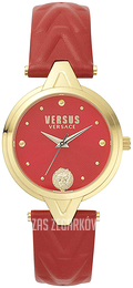Versus by Versace Czerwony/Skóra Ø34 mm SCI220017