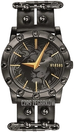 Versus by Versace Czarny/Skóra Ø40 mm SF7060014