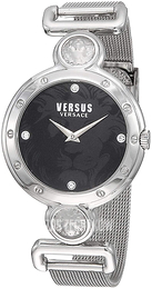 Versus by Versace Czarny/Stal Ø34 mm SOL080016