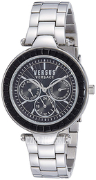 Versus by Versace Czarny/Stal Ø38 mm SOS070015