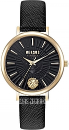 Versus by Versace Mar Vista Czarny/Skóra Ø34 mm VSP1F0221