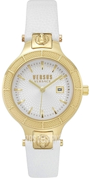 Versus by Versace Claremont Srebrny/Skóra Ø33 mm VSP1T0319