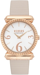 Versus by Versace Srebrny/Skóra Ø40 mm VSP1V0519
