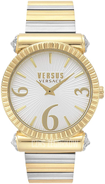 Versus by Versace Republique Biały/Stal w odcieniu złota Ø38 mm VSP1V0919