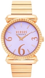 Versus by Versace Republique Purpurowy/Stal w kolorze różowego złota Ø40 mm VSP1V1219