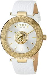 Versus by Versace Srebrny/Skóra Ø40 mm VSP212217