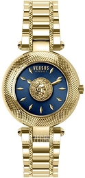 Versus by Versace Bricklane Niebieski/Stal w odcieniu złota Ø40 mm VSP214918