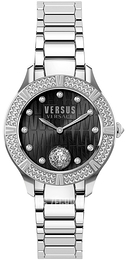 Versus by Versace Canton Road Czarny/Stal Ø36 mm VSP262219