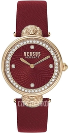 Versus by Versace Victoria Harbour Czerwony/Skóra Ø35 mm VSP331518