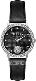 Versus by Versace Strandbank Crystals Czarny/Skóra Ø34 mm VSP572021