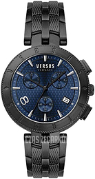 Versus by Versace Logo Niebieski/Stal Ø44 mm VSP763418