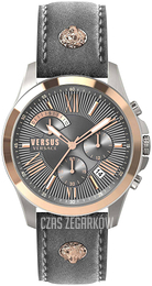 Versus by Versace Szary/Skóra Ø44 mm VSPBH1218