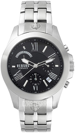 Versus by Versace Czarny/Stal Ø44 mm VSPBH1318