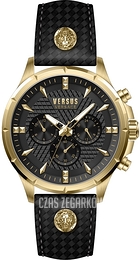 Versus by Versace Chrono Lion Czarny/Skóra Ø45 mm VSPBH2221