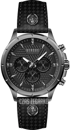 Versus by Versace Chrono Lion Czarny/Skóra Ø45 mm VSPBH2321