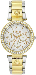 Versus by Versace Biały/Stal w odcieniu złota Ø38 mm VSPCA1118