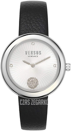 Versus by Versace Srebrny/Skóra Ø35 mm VSPEN0119