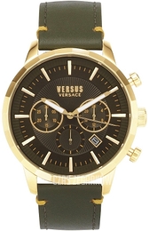 Versus by Versace Eugene Brązowy/Skóra Ø48 mm VSPEV0319