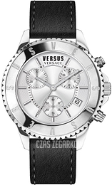 Versus by Versace Tokyo Chrono Srebrny/Skóra Ø45 mm VSPGN2019