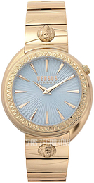 Versus by Versace Turkusowy/Stal w kolorze różowego złota Ø38 mm VSPHF1320
