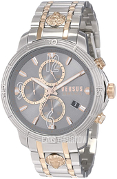 Versus by Versace Autumn Szary/Stal w kolorze różowego złota Ø46 mm VSPHJ0820